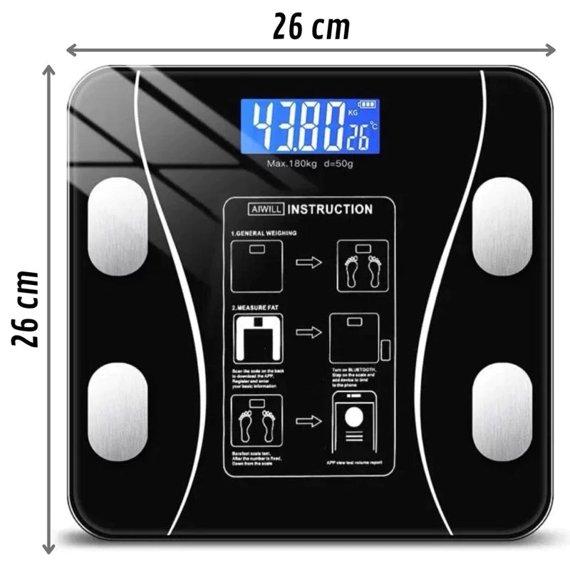 Balança Digital Corporal Bioimpedância 180kg